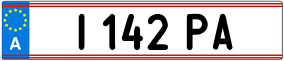 Truck License Plate
